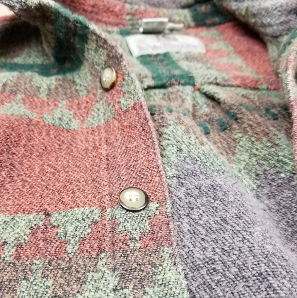 VTG 90's 00's Heavyweight Multicolored Stripes Ind - Picture 4 of 9